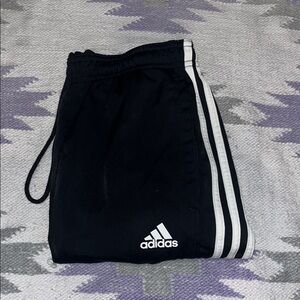 Adidas Kids Black Track Pants